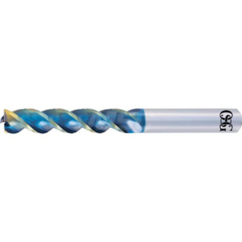 OSG Square End Mills, Mill Diameter (Inch): 3/16, Mill Diameter (Decimal Inch): 0.1875, Number of Flutes: 3, Length o...